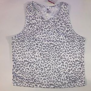 90 degree reflex Leopard print workout tank